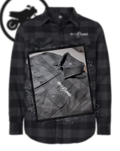 Onlygroms grey/black Flannel