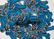 4in OnlyGroms sticker (black background)